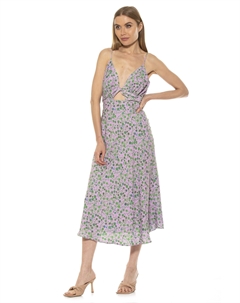 Платье-миди Камила, цвет green daisies Alexia admor