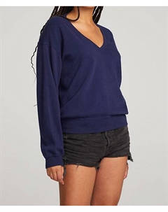 Пуловер Poppy в синем цвете Chaser