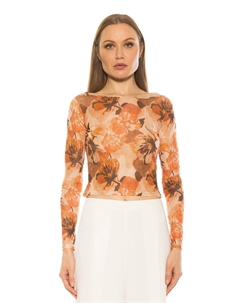 Блузка женская, цвет beige floral Alexia admor