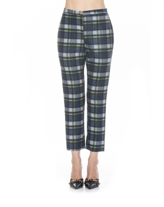 Штаны Стефана, цвет blue plaid Alexia admor