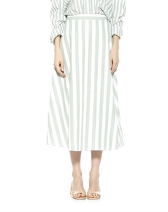 Юбка в полоску Brilyn, цвет green stripe Alexia admor
