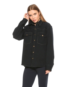 Рубашка из денима Della, цвет dark denim Alexia admor