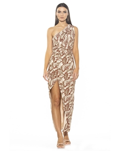 Платье Алесси, цвет brown palm Alexia admor