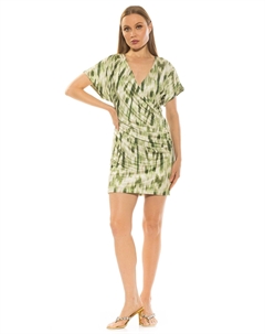 Платье Фиона, цвет green abstract Alexia admor