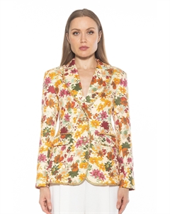 Джанет Блейзер, цвет beige wildflowers Alexia admor