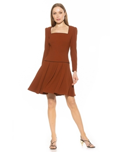 Платье цвета пепла, коричневый Alexia admor