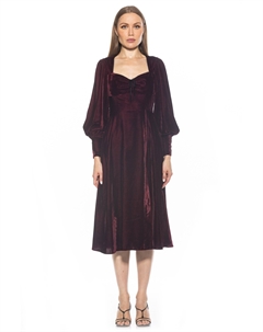 Платье Вилла, цвет burgundy Alexia admor