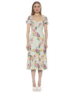 Платье Грейси, цвет sage floral Alexia admor