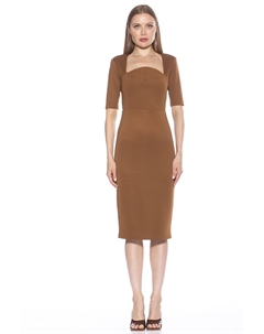 Платье Шарлотта, коричневый Alexia admor