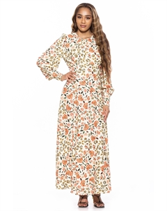 Yas Платье, цвет beige floral Alexia admor