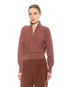 Свитер Нико, коричневый Alexia admor