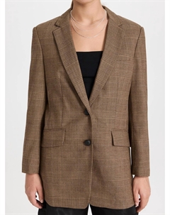 Блейзер бойфренда Charles в бежевую клетку Rag & bone