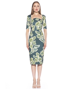 Платье Шарлотта, цвет emerald multi Alexia admor