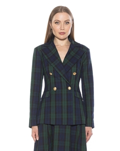 Фарра Блейзер, цвет green plaid Alexia admor