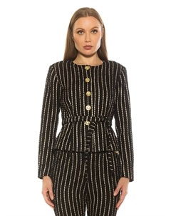 Куртка Арджун, цвет black pinstripe Alexia admor
