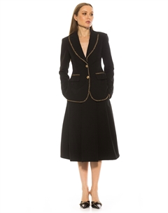 Юбка Ильи, черный Alexia admor