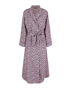 Банный халат La Greca, розовый/черный Versace