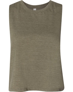 Женская майка-борцовка, цвет heather olive Bella+canvas