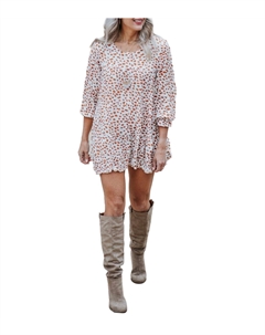 Мини-платье In The Mix в оранжевом цвете Umgee