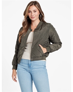 Фиолетовая стеганая куртка Guess factory