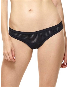 Трусики-стринги Active с перфорацией черного цвета Commando
