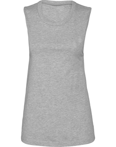 Женская майка-майка из джерси с эффектом потертости, цвет athletic heather grey Bella+canvas
