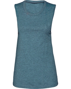 Женская майка-топ из джерси, цвет deep teal heather Bella+canvas