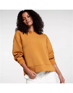 Женский мягкий свитшот с круглым вырезом и аквалангом, цвет Golden Warmth Calia