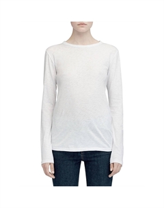 Женская футболка с длинным рукавом The Slub белая Rag & bone