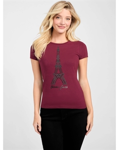 Футболка Eco Bonsoir, цвет mystic wine Guess factory