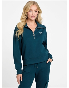 Свитер Tessa с полумолнией, цвет extreme blue Guess factory