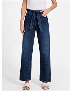 Широкие джинсы с поясом Clover, цвет dark wash Guess factory