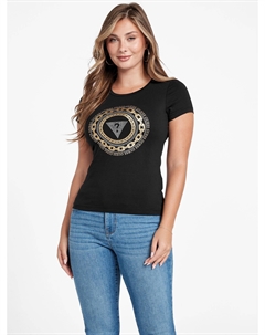 Футболка с логотипом Eco Verna, черный Guess factory