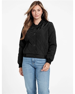 Фиолетовая стеганая куртка Guess factory