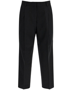 Широкие брюки женские из переработанной шерсти Toteme, черный