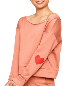 Женский свитер с вырезом-лодочкой Earth Republic Reese, цвет rhododendron marl Adore me