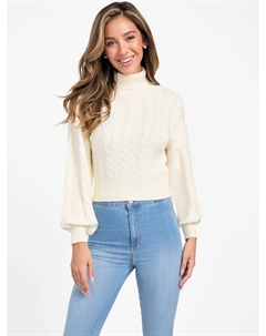 Вязаный свитер Vivian Cable, цвет dove white Guess factory