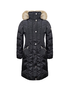 Женский пуховик Chevron 3/4, черный Michael michael kors