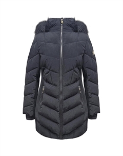 Женское пальто Chevron Scuba, черное Michael michael kors