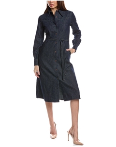 Платье-рубашка Dilenea, синий Hugo boss