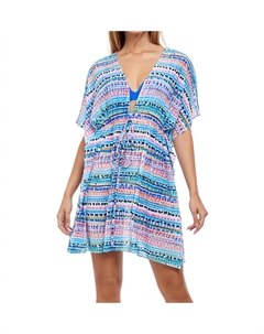 Туника с V-образным вырезом и сеткой Cover Up In Spritz Profile by gottex