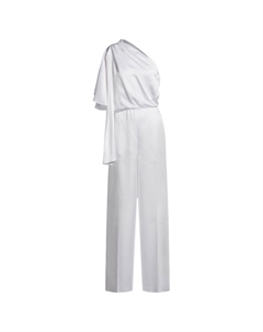 Комбинезон на одно плечо с завязкой на горловине, белый Boss