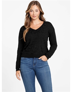 Свитер с логотипом Ritchell, черный Guess factory