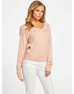 Свитер с логотипом Ritchell, цвет vapor rose Guess factory