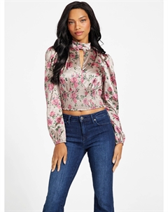 Топ с воротником-стойкой Cabrera, цвет timeless rose Guess factory