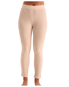 Джеггинсы с высокой посадкой бежевого цвета French kyss