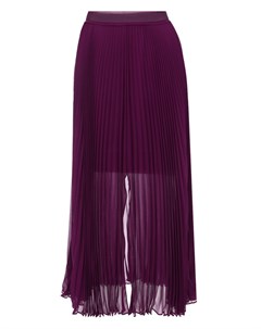 Шелковая плиссированная юбка миди Roberto cavalli