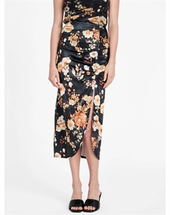 Юбка миди с принтом Micol, цвет transitional jet black mu Guess factory