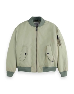 Куртка 178085 bomber, зеленый Scotch&soda