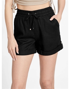 Льняные шорты Charlotte, черный Guess factory